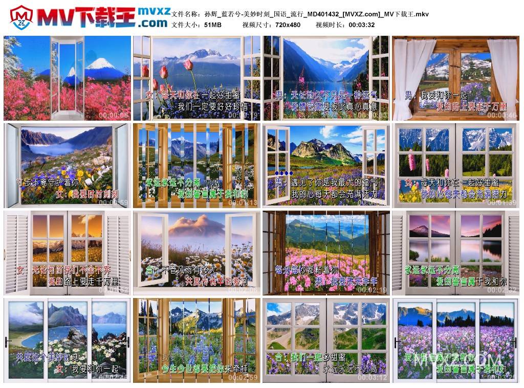 孙辉_蓝若兮-美妙时刻_国语_流行_MD401432